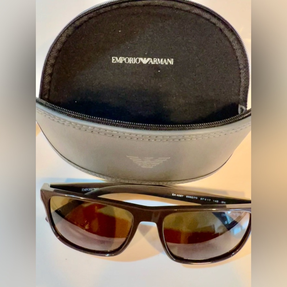 Emporio Armani Men's Brown Sunglasses